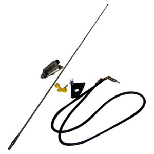 Crown Automotive 8127842K 33-1/2-Inch Chrome Power Radio Antenna - image 3