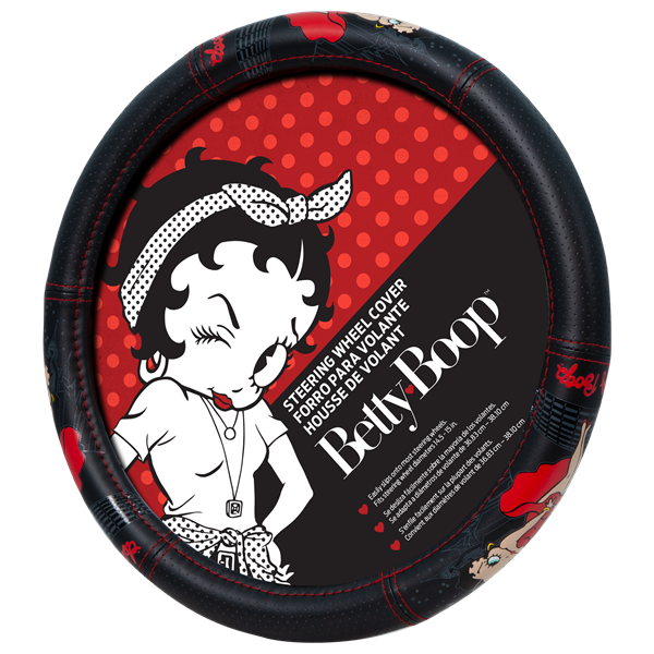 Plasticolor 006783R01 Betty Boop Skyline Steering Wheel Cover