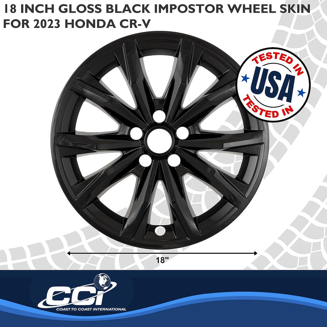 Coast To Coast IMP510BLK CR-V Black 18-Inch Wheel Skin - image 3