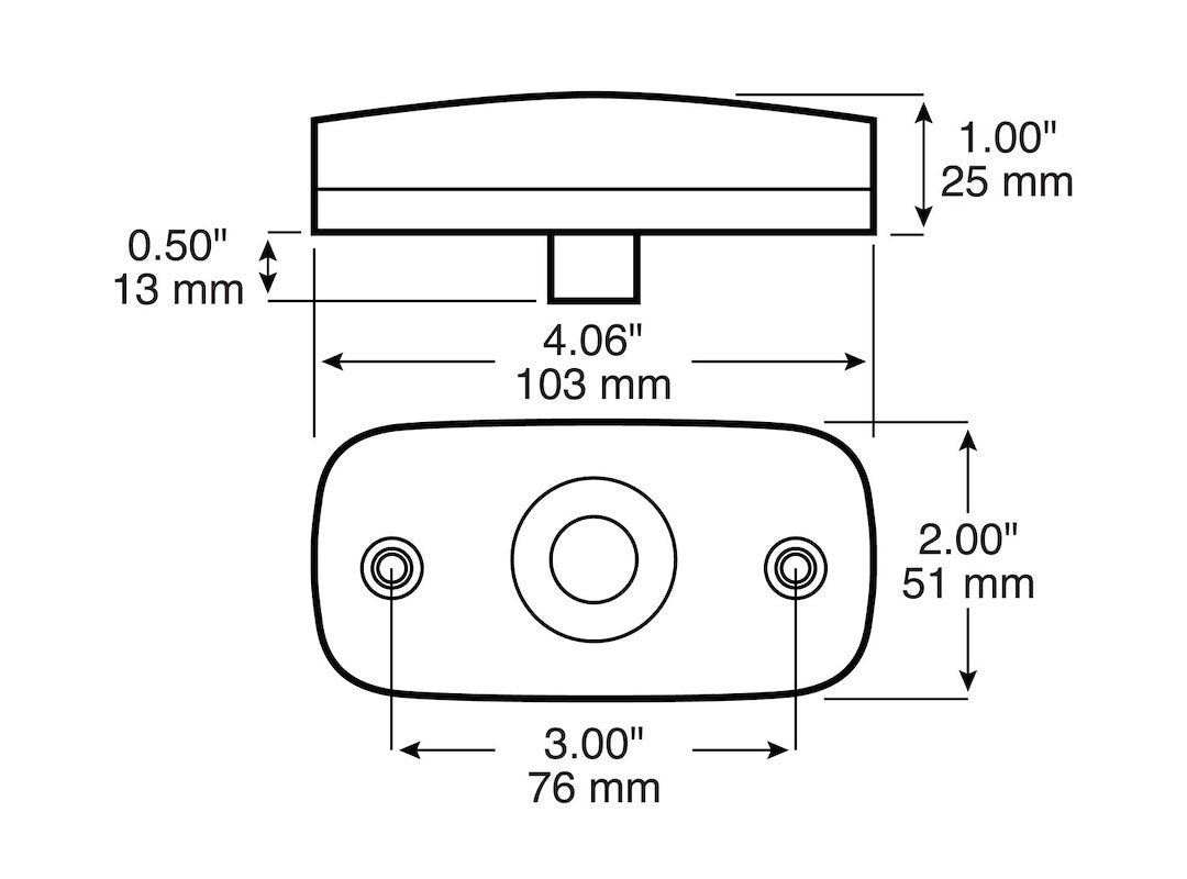 Peterson Mfg. Not Applicable Incandescent Clearance Light (V2549a)