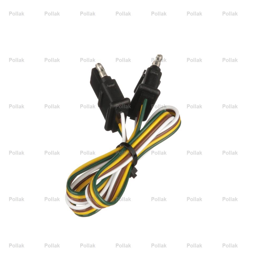 Pollak Semi-universal 4 Flat Trailer Wiring Connector (12412E)