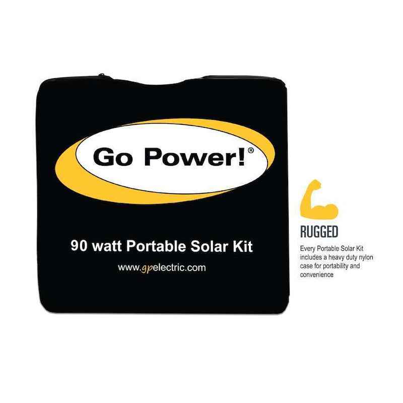Go Power Portable Solar Kit 90W GP-PSK-90 – Foldable Solar Charging System