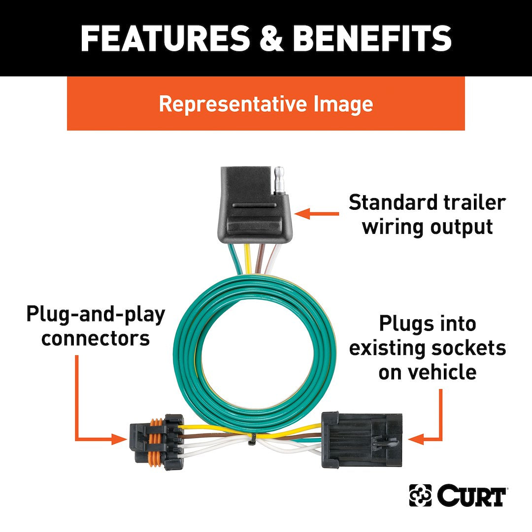 Curt 55359 Trailer Wiring Connector - image 2