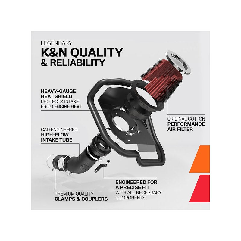 Sistema de admisión de aire de rendimiento K&N 63-1561