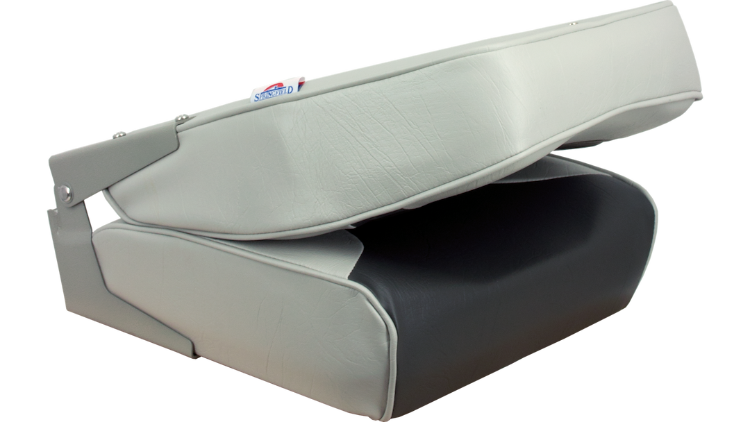 Springfield Marine 1040663 Gray/Charcoal High-Back Coach Seat