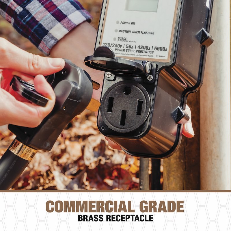 Surge Guard 34951 Portable RV Surge Protector – 50 Amp with Wi-Fi