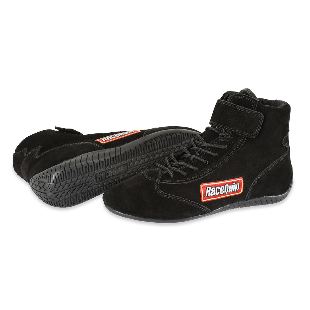 Racequip 30300100 Black Racing Shoe, Size 10.0