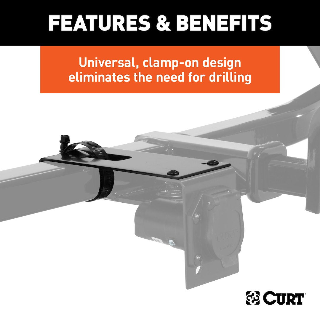 Curt 57202 Trailer Wiring Connector Mounting Bracket - image 4