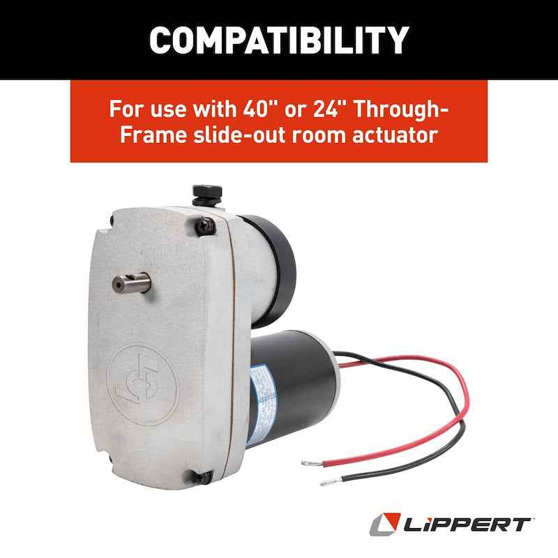 Slide Out Motor – 9000 RPM 18:1 Tuson Motor for Through Frame Systems
