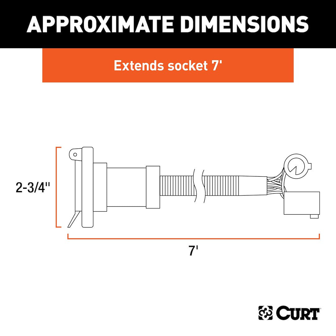 Curt 56070010 Trailer Wiring Connector Extension - image 9