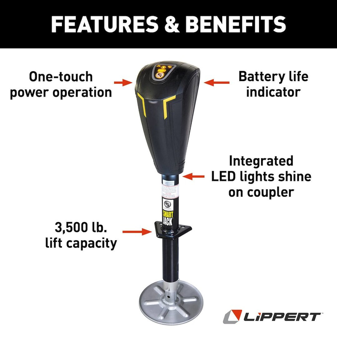 Lippert Components 643589 Trailer Tongue Jack - image 5