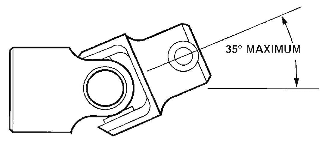 Borgeson 034940 Steering Shaft Universal Joint - image 3