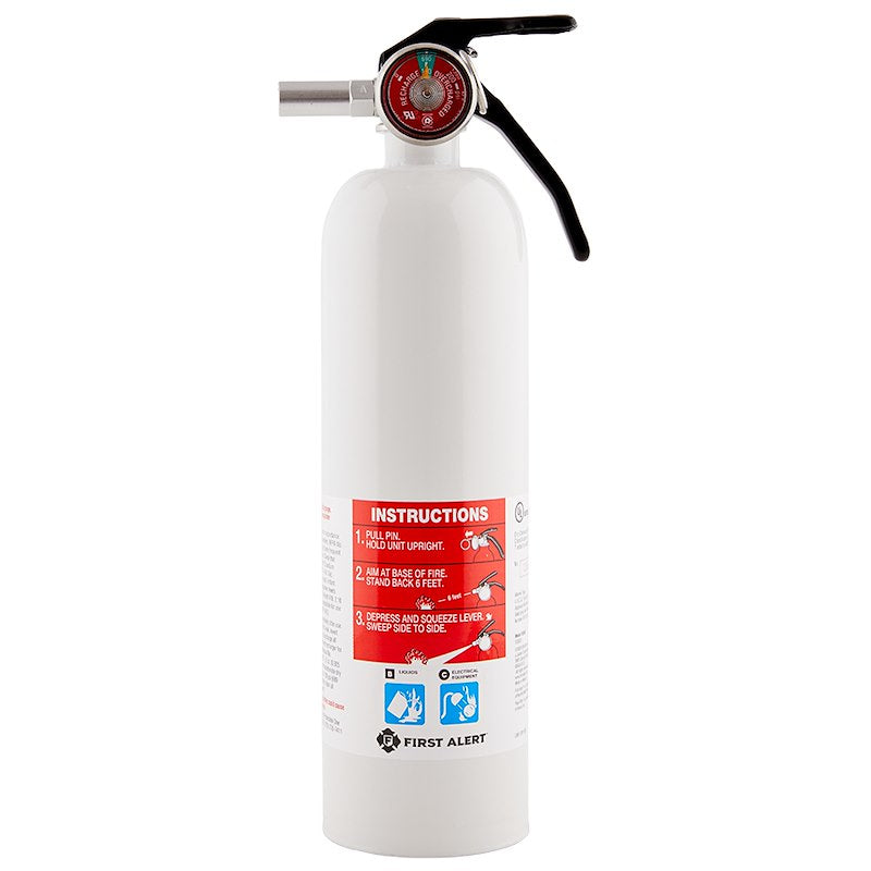 First Alert REC5 Fire Extinguisher 2 lb UL Rated 5-B:C White