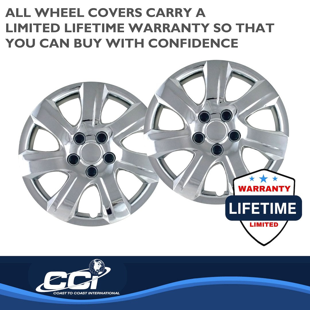 Coast To Coast 44516C Camry Chrome 7-Spoke Wheel Covers - image 3