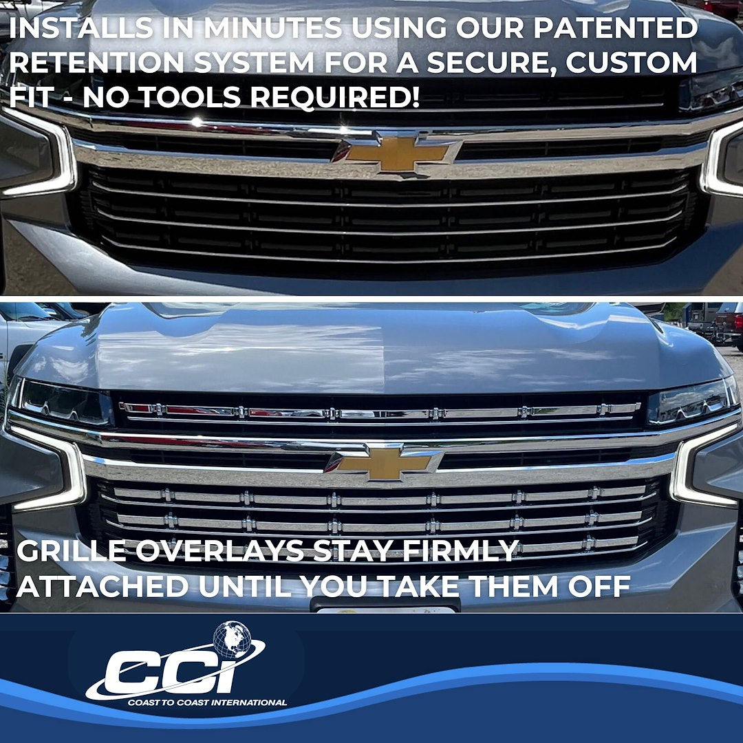 Coast To Coast GI178 Chrome Tahoe Bar Grille Overlay - image 4