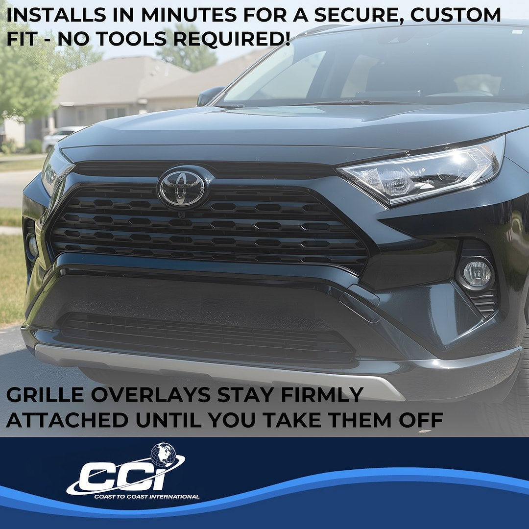 Coast To Coast GI195BLK Black Honeycomb Grille Overlay - image 5
