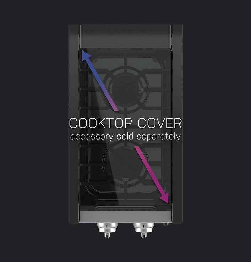 GE Profile PLU612RWSS RV Propane Cooktop 12" 2 Burner – Electronic Ignition
