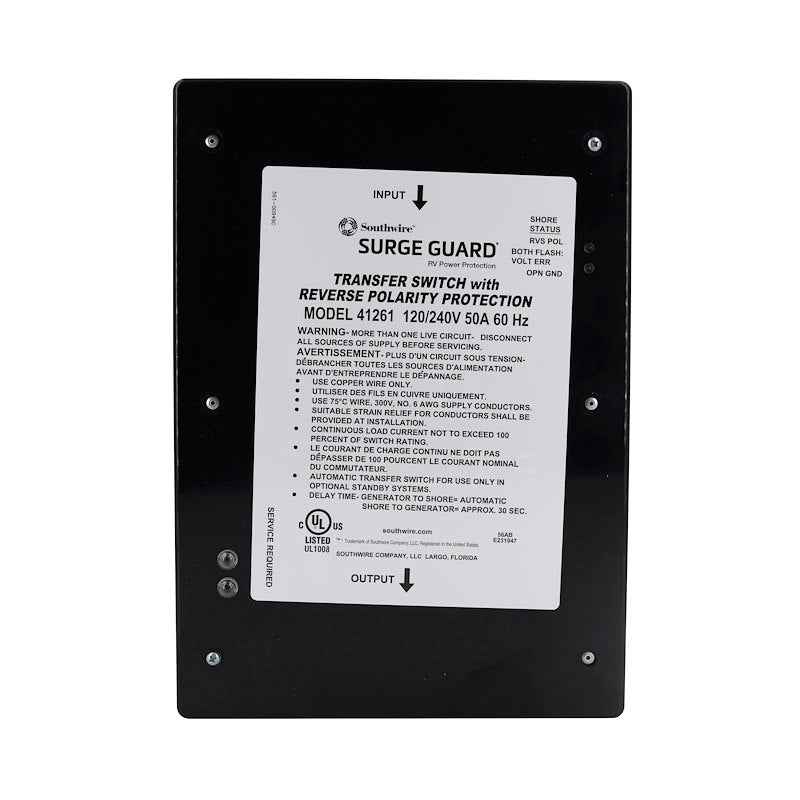 Southwire 41261-011 Automatic Transfer Switch with Integrated Protection – 50 Amp