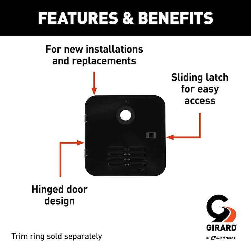Girard Access Door – Suburban 6 Gal Water Heater, 2GWHDB