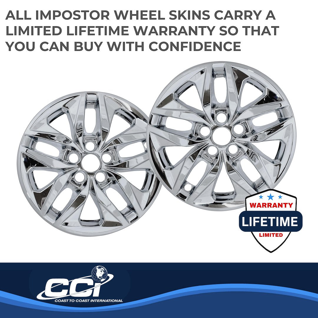 Coast To Coast IMP478X Sienna Chrome 17-Inch Wheel Skin - image 4