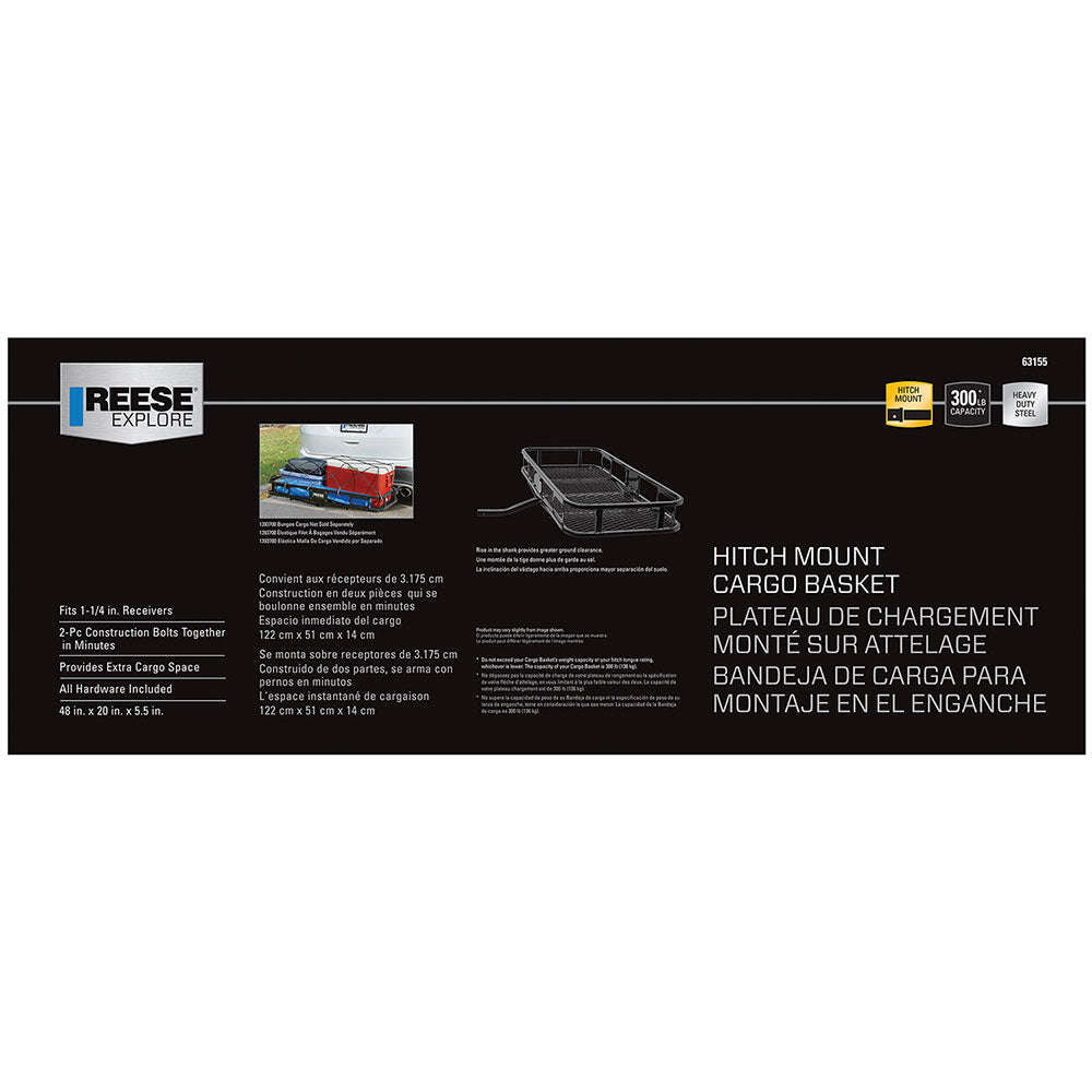 Reese 63155 Trailer Hitch Cargo Carrier - image 4