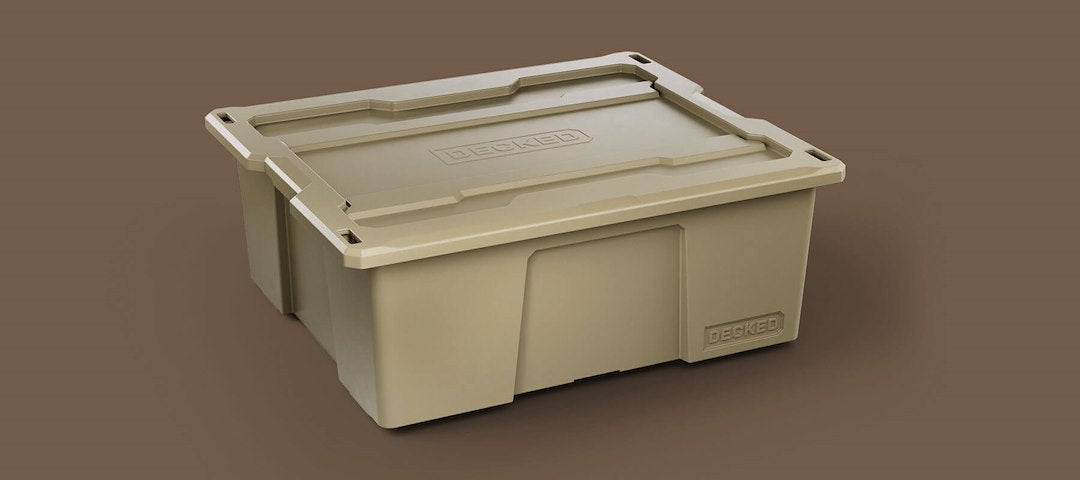 Decked A0040-DBIN-TAN D-co Bin 32 Tan Cargo Organizer