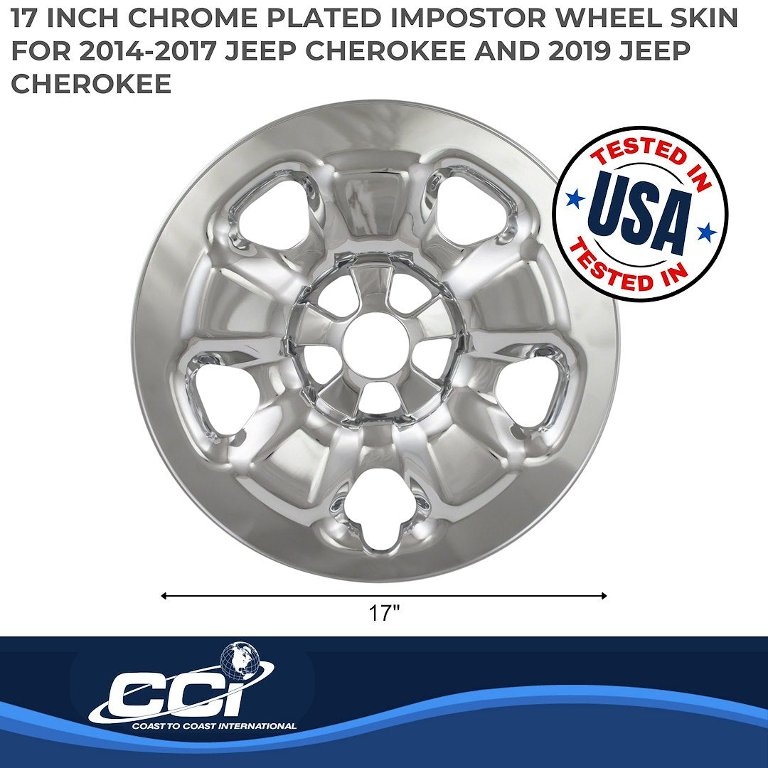 Coast To Coast IMP91X Chrome 17-Inch Cherokee Wheel Skins - image 2