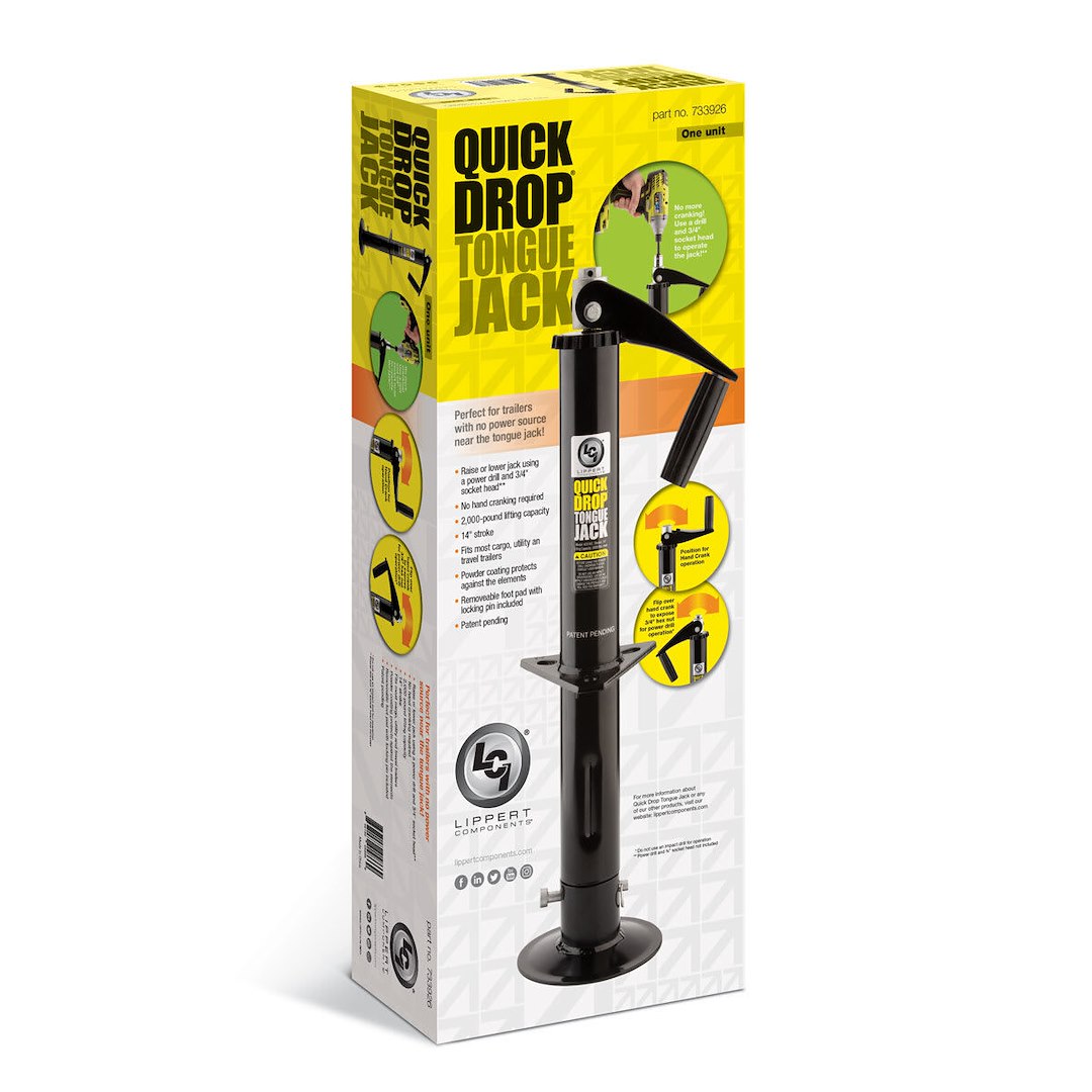 Lippert Components 733926 Trailer Tongue Jack - image 3