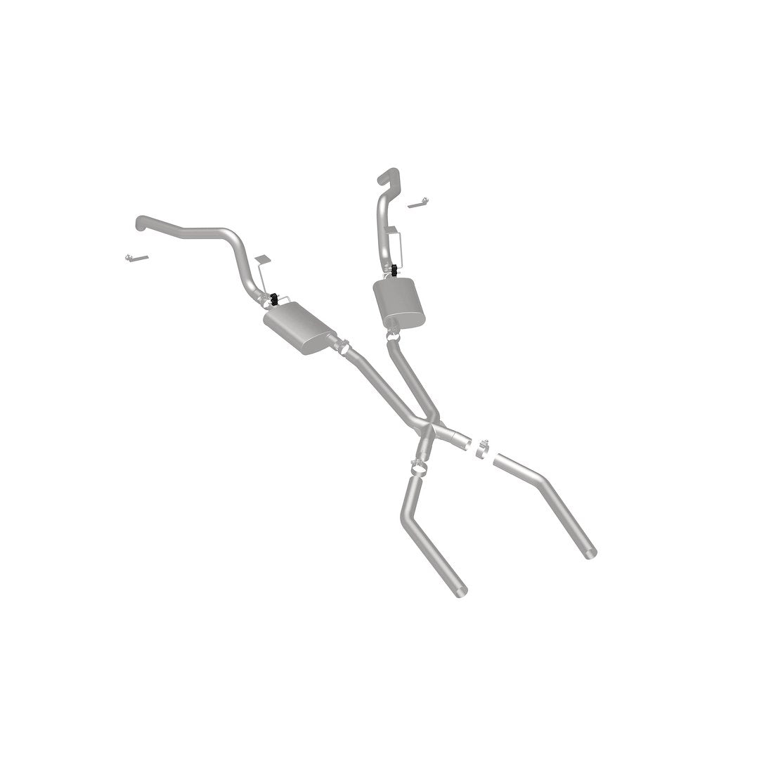 MagnaFlow 15896 Dual Crossmember-Back Exhaust Kit with Tru-X