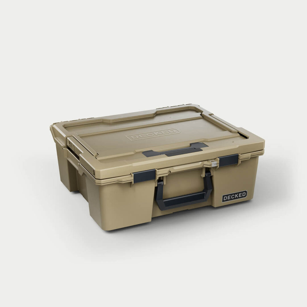 Decked A0020-HRAK-TAN Halfrack 32 Tan Portable Organizer