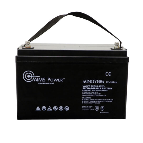 Aims Power Agm12v100a Battery - image 1