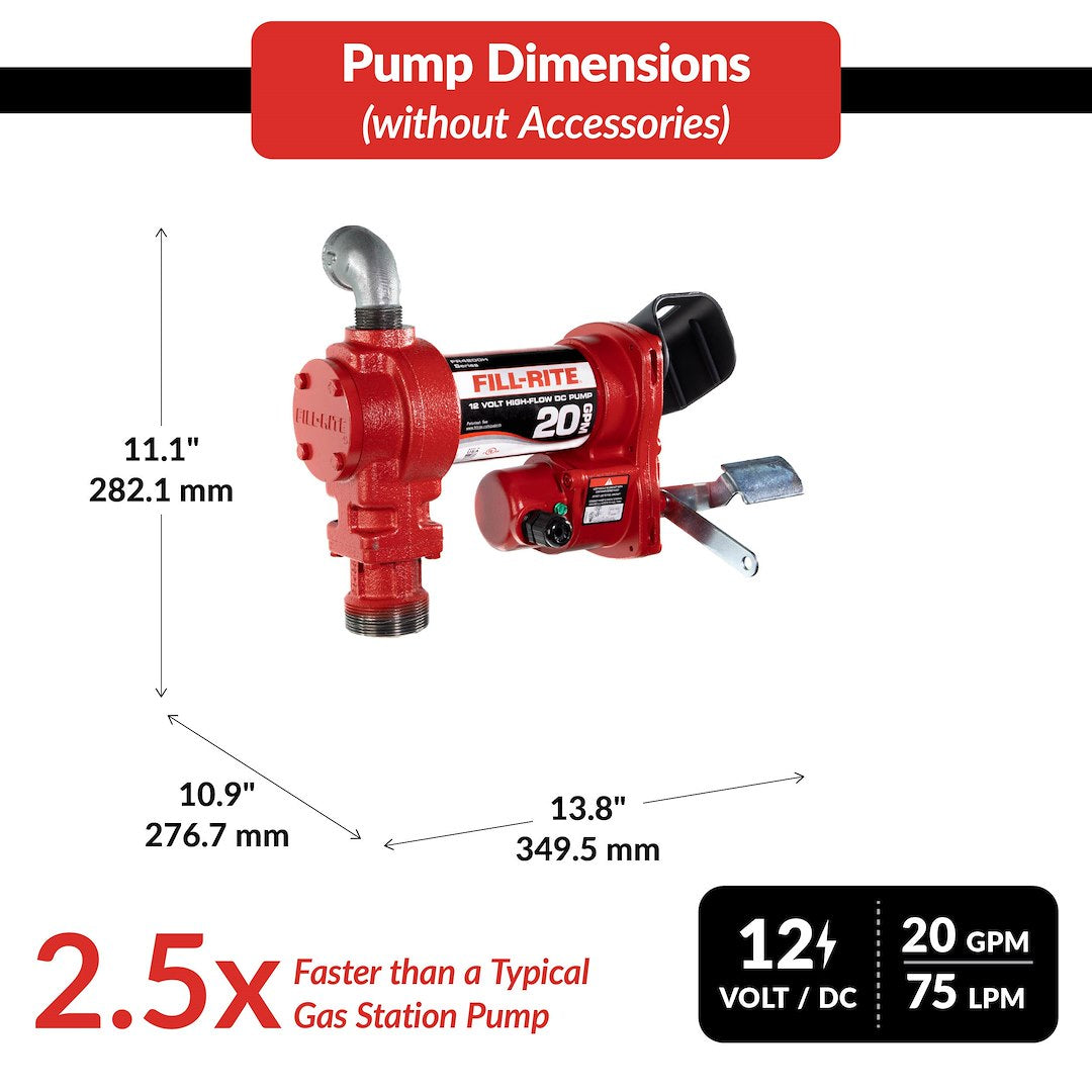 Fill-Rite FR4210H H-Series 12V DC Transfer Pump
