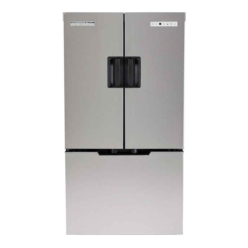 Norcold N15DCIMSS, 15 Cu Ft., 3-Door RV Refrigerator With Freezer & Ice Maker 12V DC