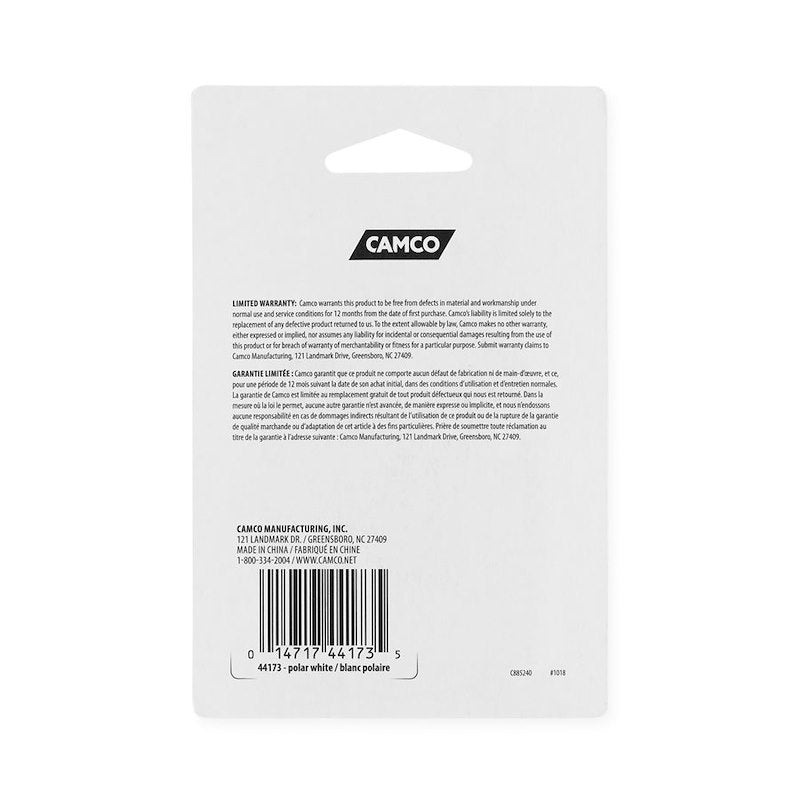 Camco 44173 RV Baggage Door Catches – C-Clip Style, (Pack of 2)