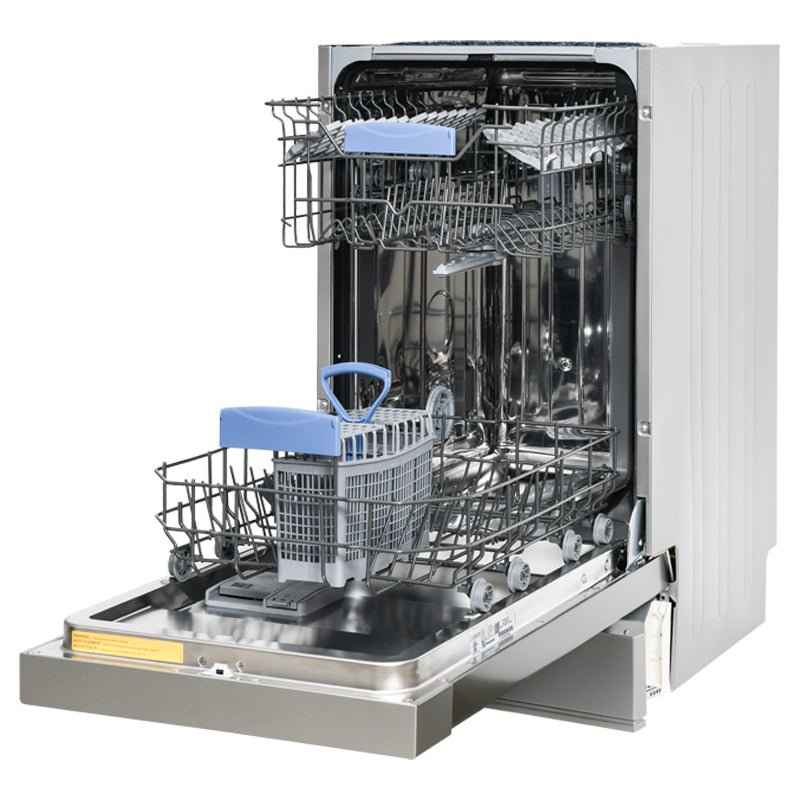 Pinnacle Built-In RV Dishwasher – 10 Place Settings, Silver, SB 1840