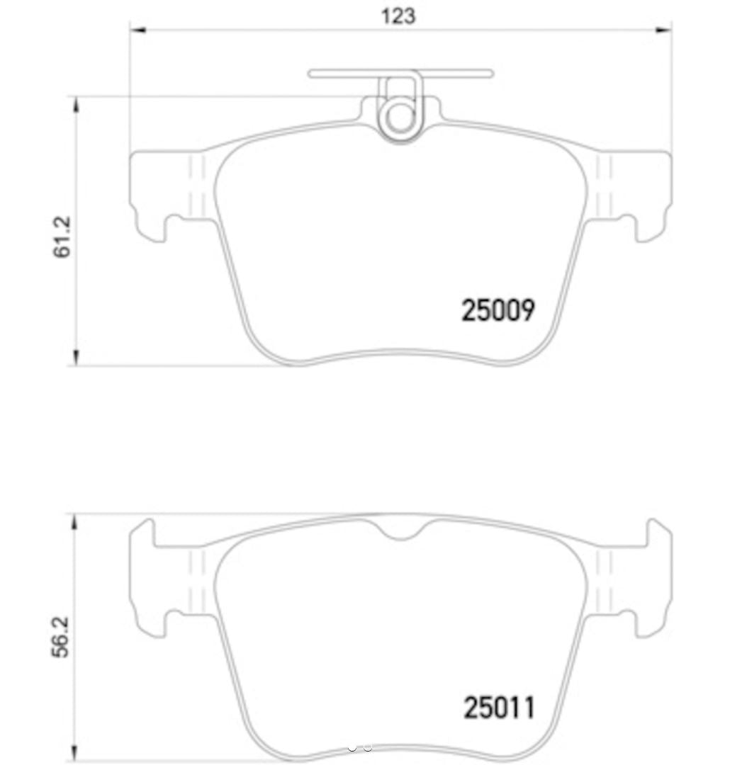 Hella Pagid 355020261 Low-Metallic Disc Brake Pad