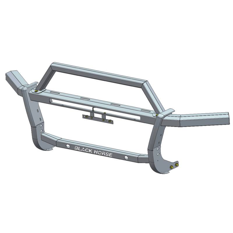 Black Horse Offroad Rambler Steel Grille Guard RAG315 - image 6