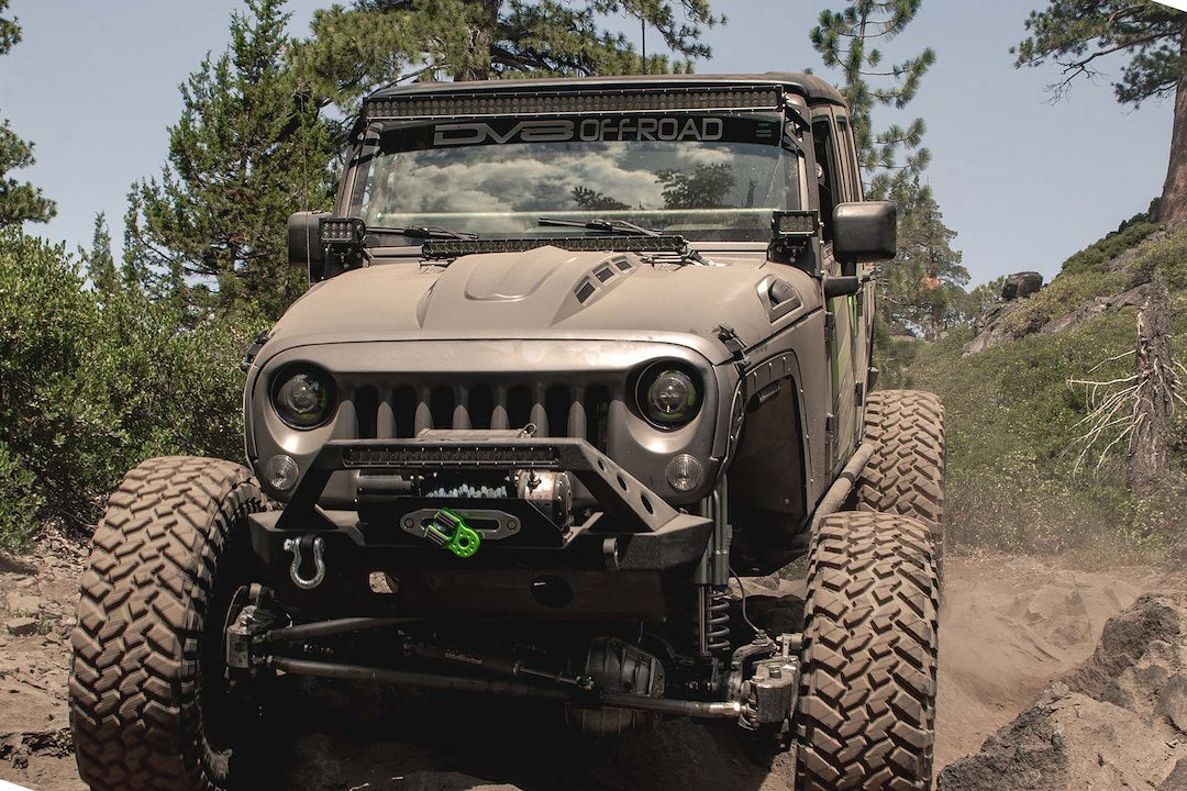 DV8 Offroad HDMB07-02 Black Vented Heat-Dispersion Hood