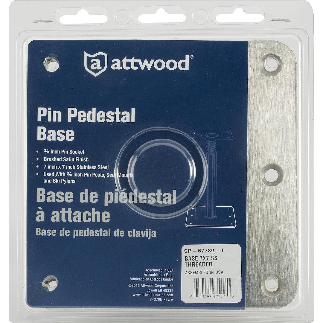 Attwood Marine Sp-67739 Boat Seat Pedestal Base Plate - image 9