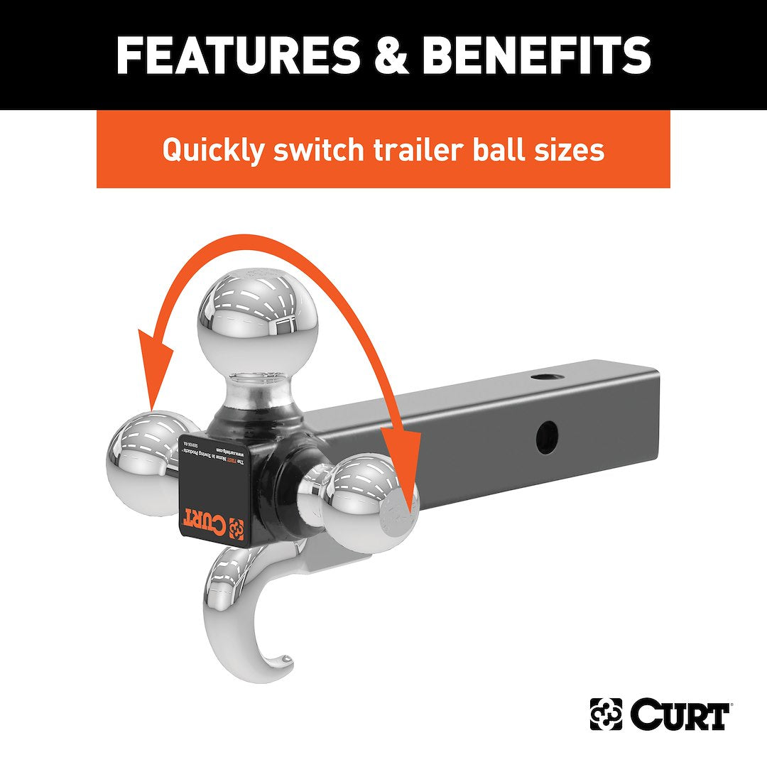 Curt 45675 Trailer Hitch Ball Mount - image 5