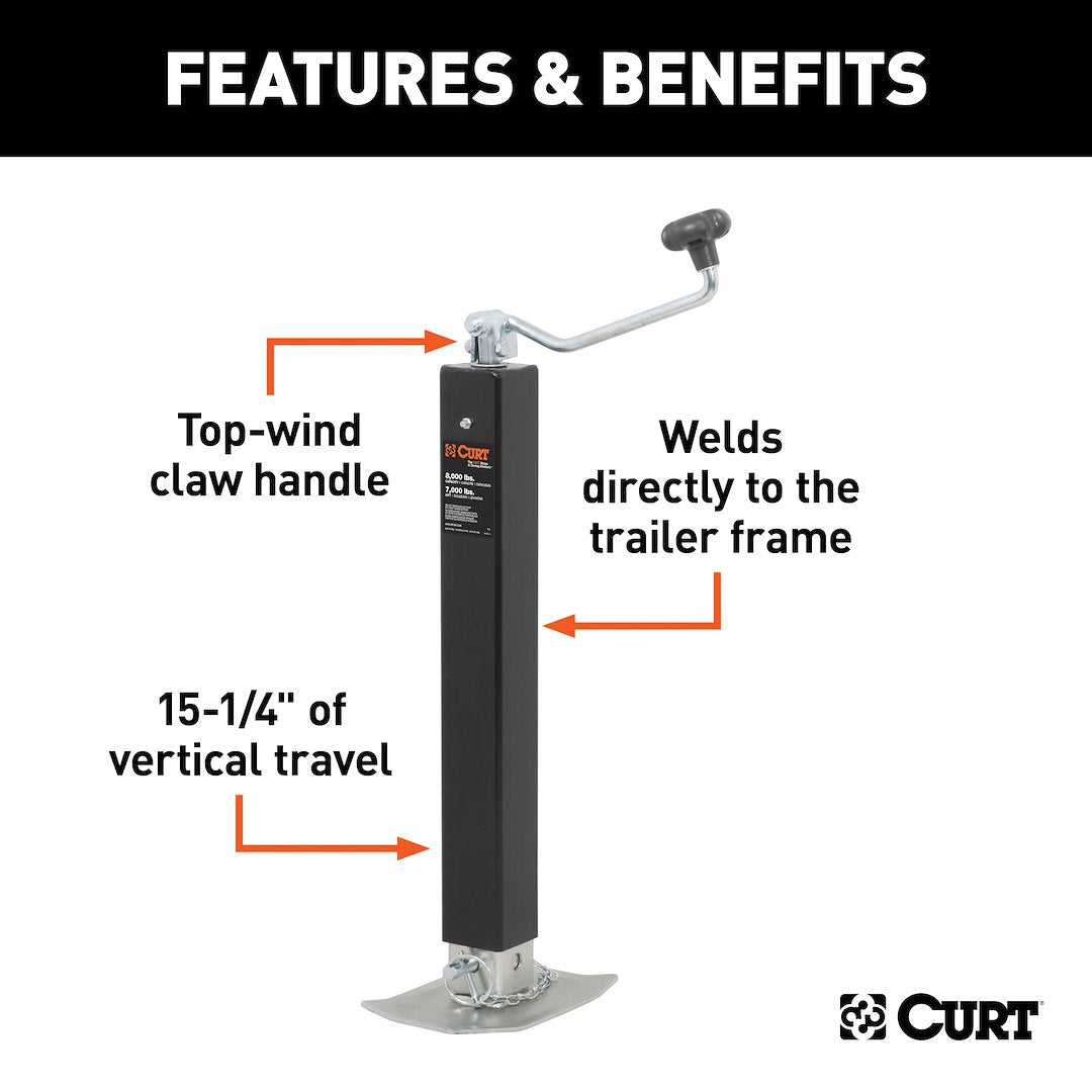 Curt 28570 Trailer Tongue Jack - image 2