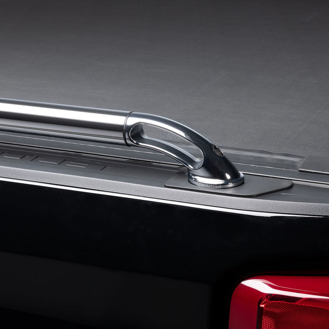 Putco 88864 Black Powder Coated Round Tube Bed Side Rail
