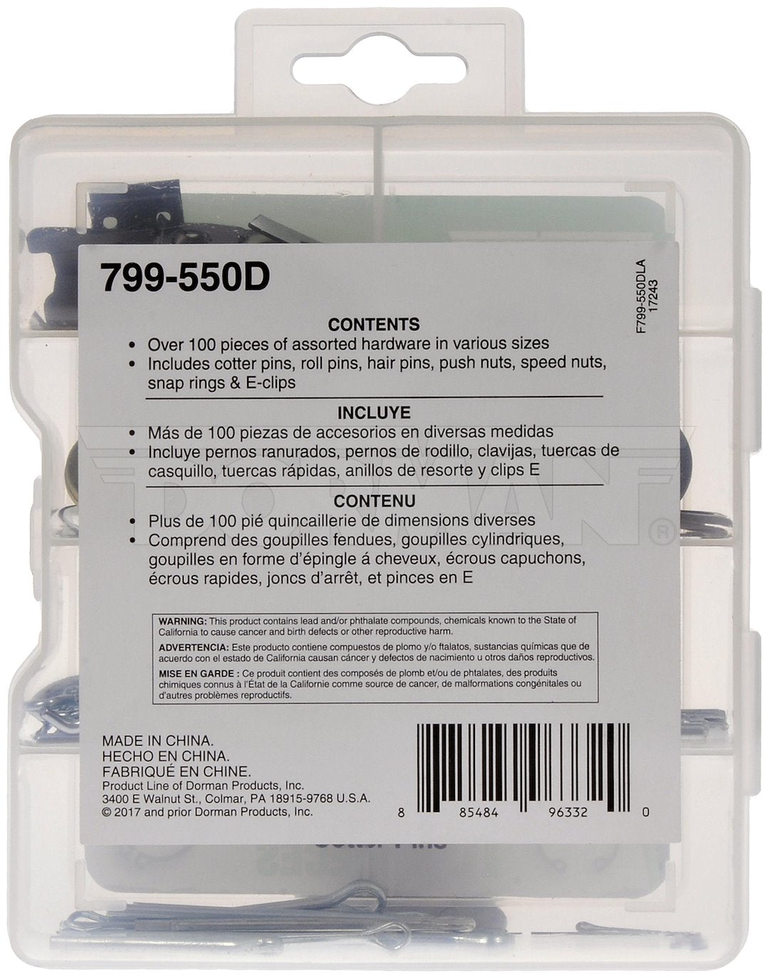 Dorman 799-550d Maintenance Fastener Assortment - image 3