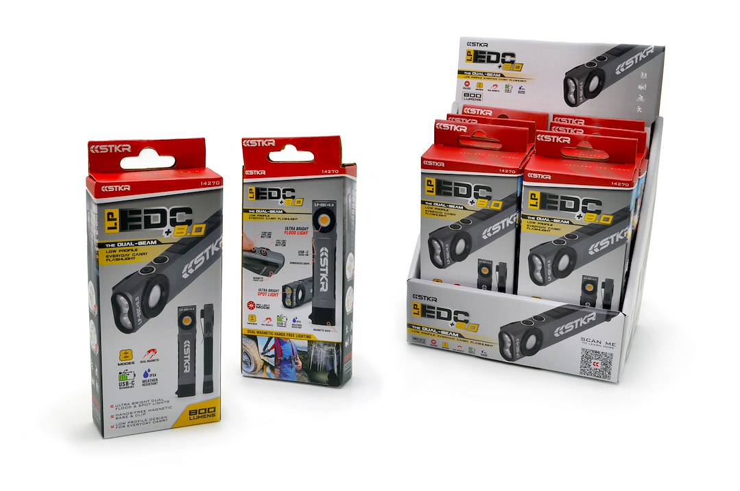 STKR Concepts 14270DD LP-EDC 8.0+ Flashlight Display