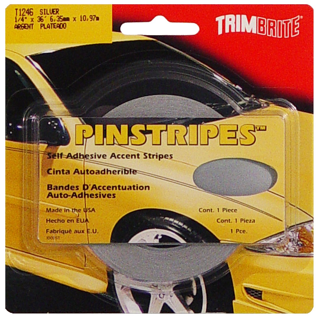 Trimbrite T1246 Silver Trim Stripe Tape
