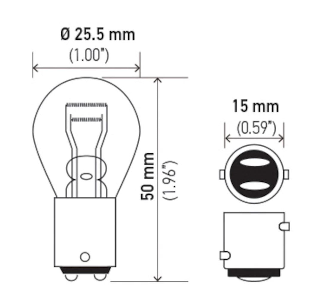 Hella 7537 24V 21/5W Multipurpose Bulb