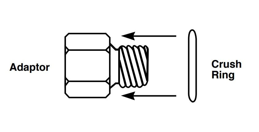 AutoMeter Inverted Flare Fitting Adapter Fitting 2268 - image 2