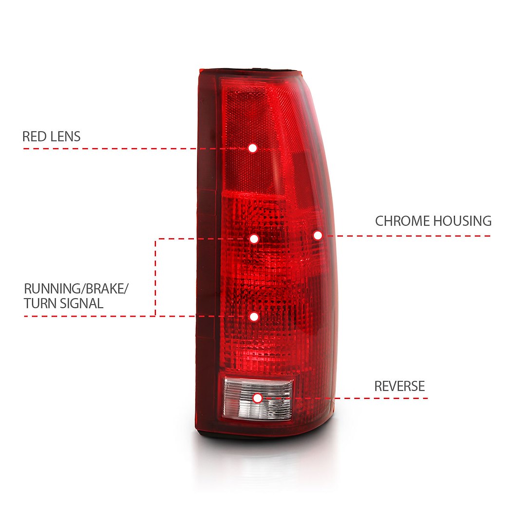 ANZO USA Uses OEM Sockets And Wiring OEM Incandescent Tail Light Assembly 311300 - image 3