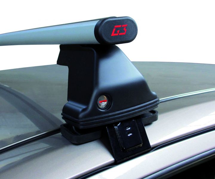 G3 S.P.A. 64.130 Silver Aluminum 50-Inch Roof Bars