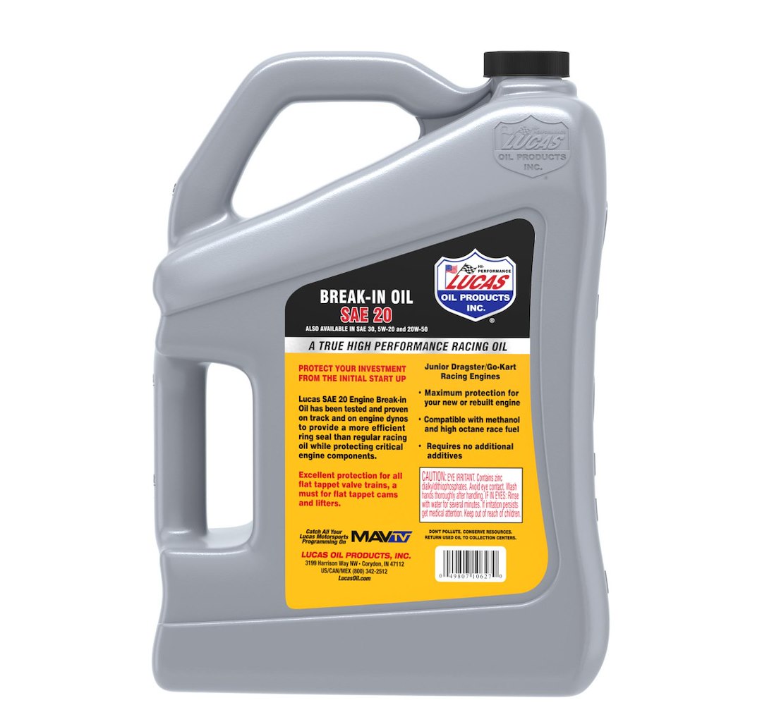 Lucas Oil 10631 SAE 30 Break-In Oil